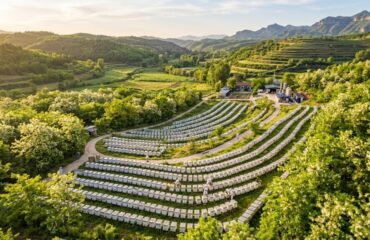 Peternakan lebah Delee di Tiongkok dengan lebih dari 200 sumber madu yang dapat dilacak.