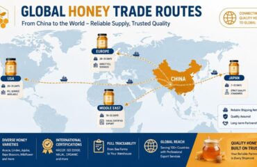 Jalur Distribusi Madu Cina ke Pembeli B2B di Seluruh Dunia: Menampilkan Pemasok Madu Cina dan Jaringan Pasokan Terpadu Delee
