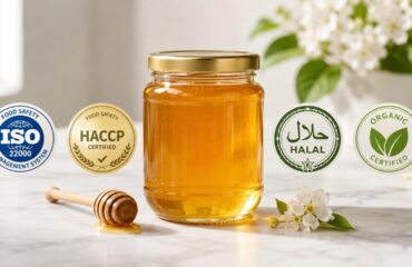 Certificaciones de calidad de Delee Honey, incluyendo ISO, HACCP, HALAL y orgánica para compradores B2B.