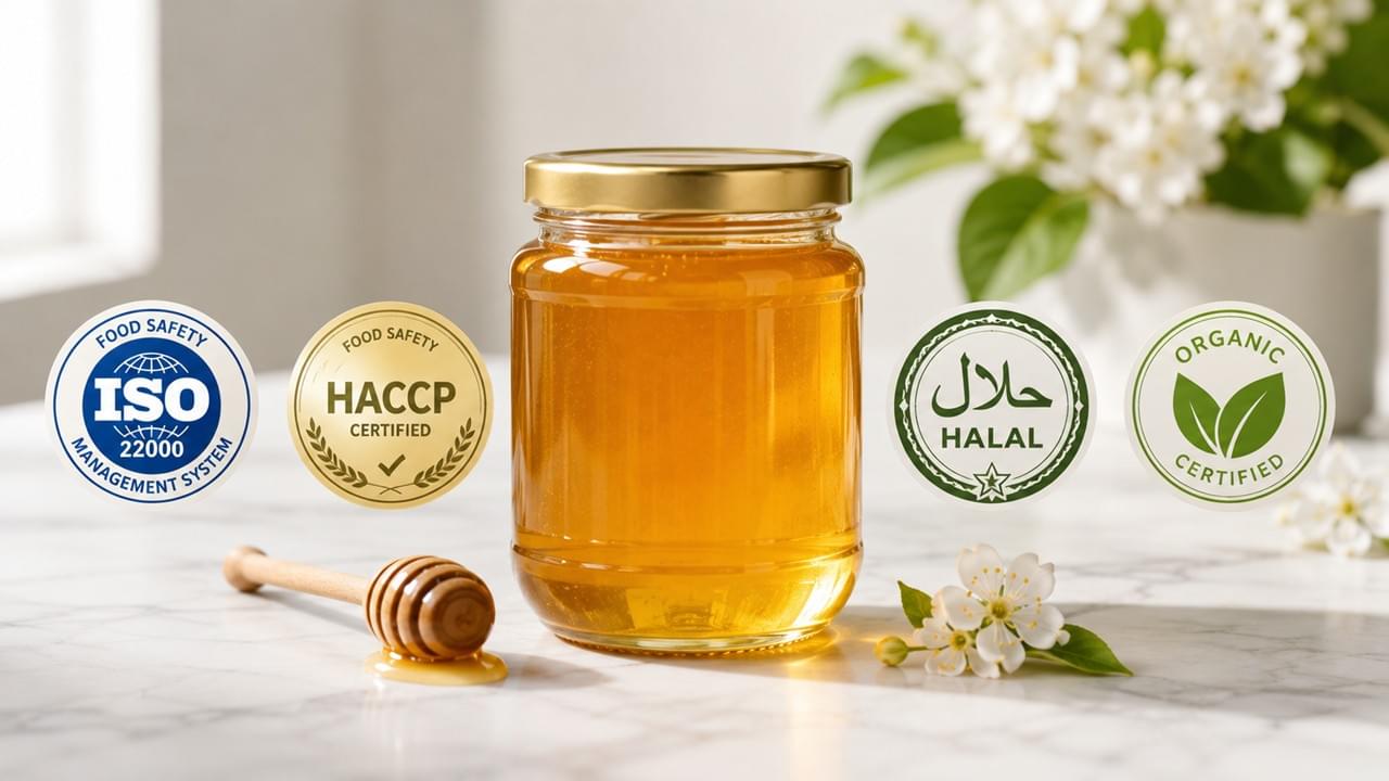 デリーハニー認証 ISO HACCP ハラール オーガニック Delee Honeyは、B2Bバイヤー向けにISO、HACCP、ハラール、オーガニックなどの品質認証を取得しています。
