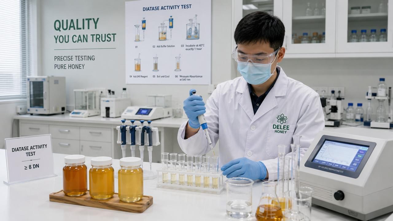 Delee Honey laboratory quality testing diastase HMF moisture analysis