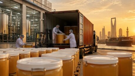 28kg barrelled honey shipment from China to Saudi Arabia