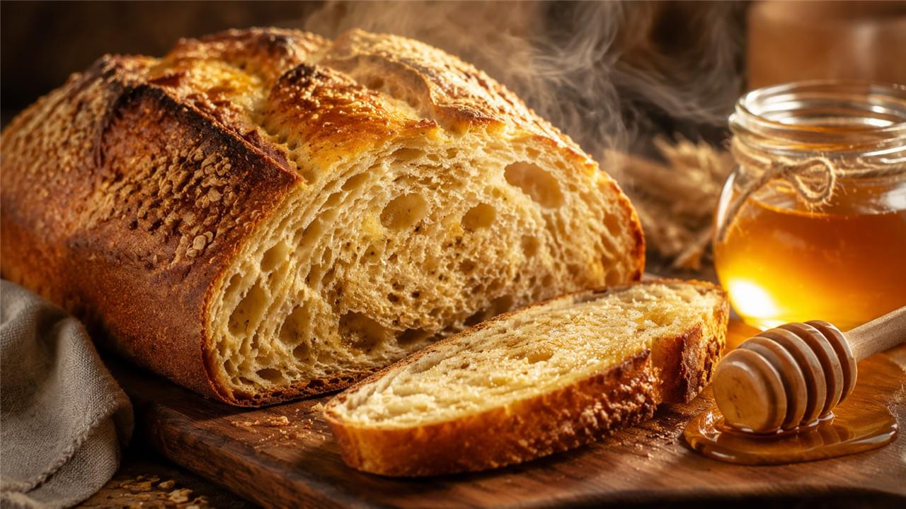 Honey in bakery — moisture retention and Maillard browning in artisan bread formulation