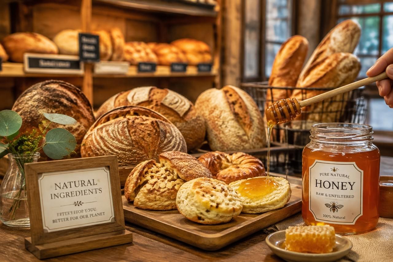 La miel como edulcorante natural en la fabricación de panadería: beneficios de humectación y reacción de Maillard