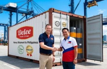 Delee Foods Group, pemasok madu grosir tepercaya, mengirimkan kontainer 20 kaki ke mitra baru di Filipina.